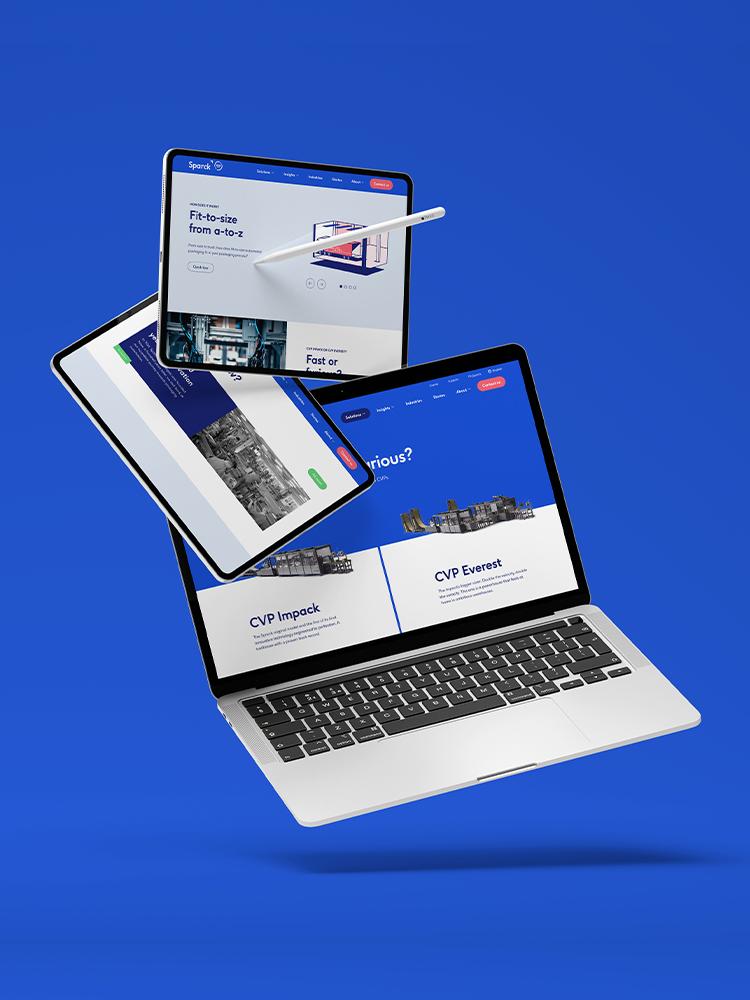 Vandeez website impressies